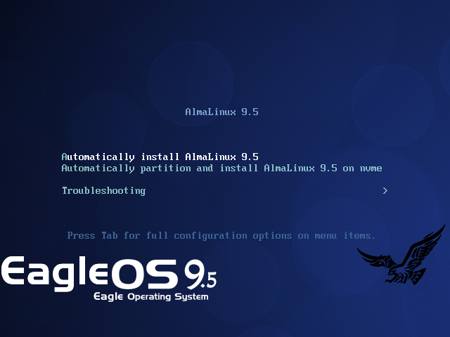 光盘安装方式的引导界面